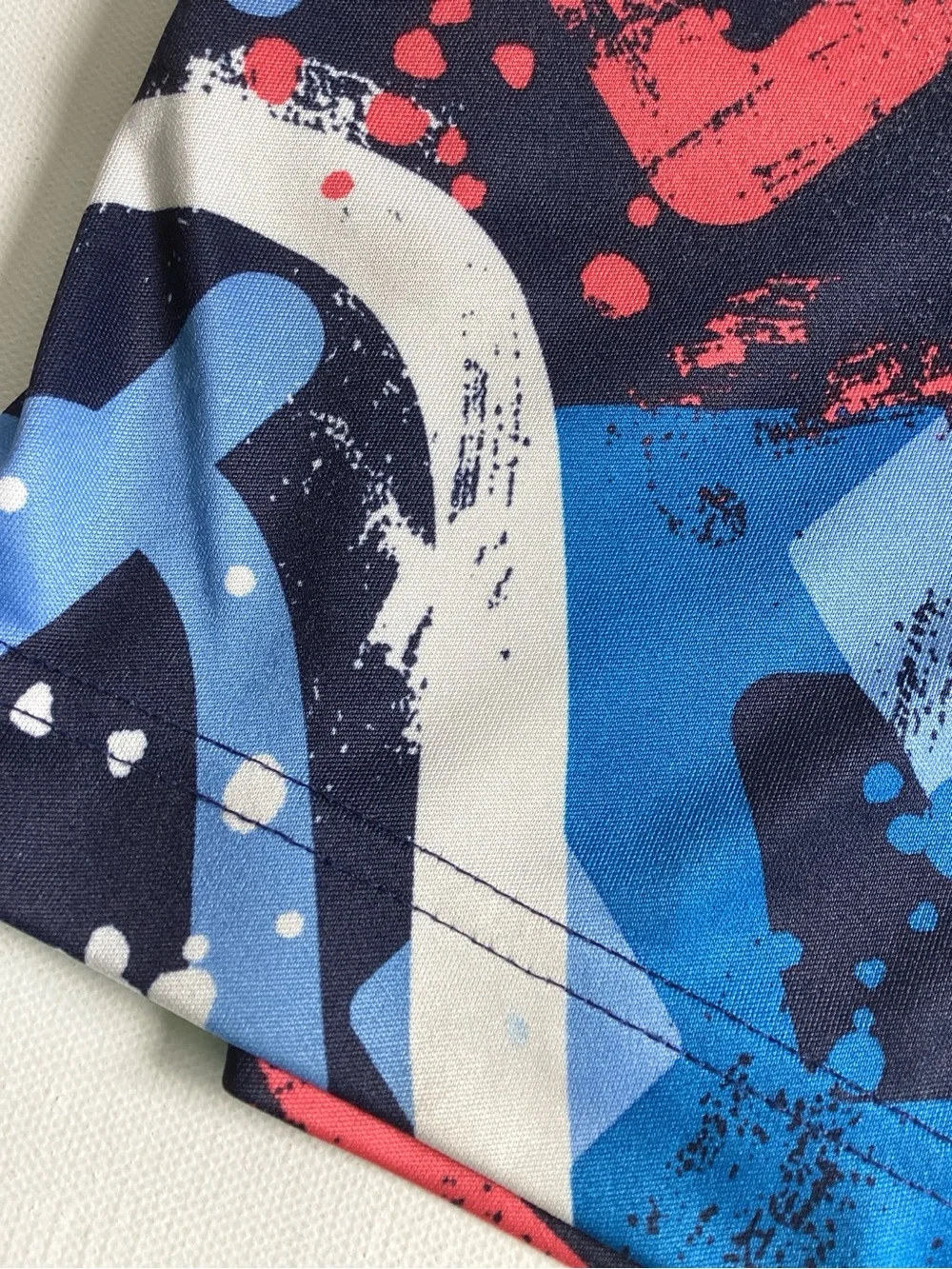 Nike Abstract Print Athletic Shorts
